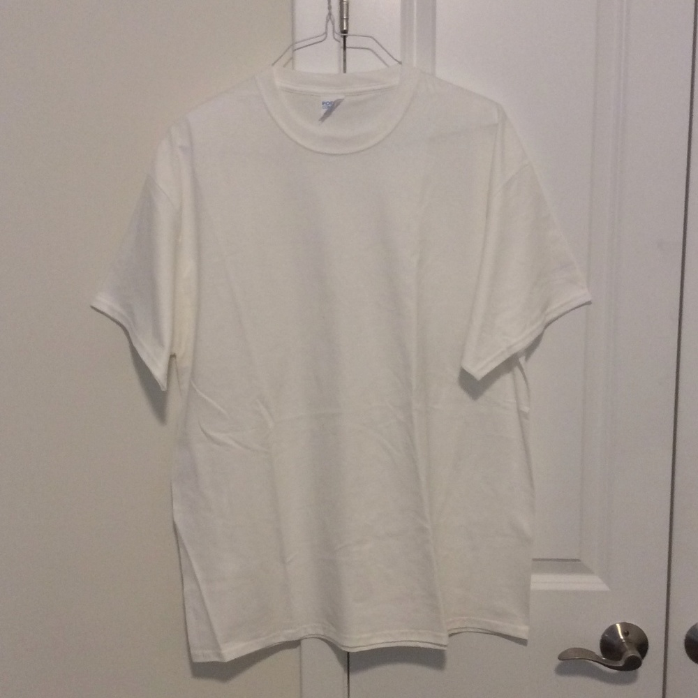 Men's White Shirt XL NWOT Port & Company